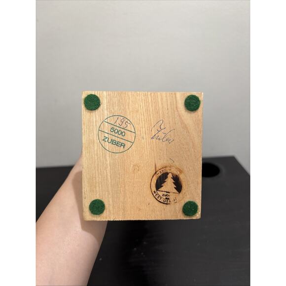 Rare Zuber Pilgrim Nutcracker Signed Limited Edition 195/5000 14" West Germany - Picture 8 of 9